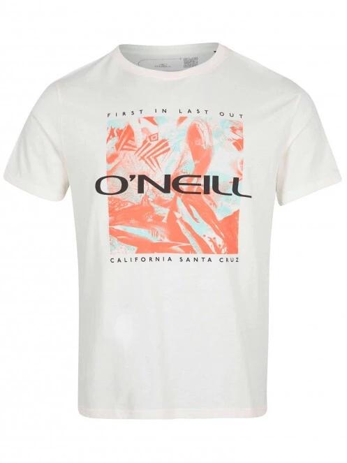 O'Neill Crazy T-Shirt férfi rövid ujjú póló fehér színben 6