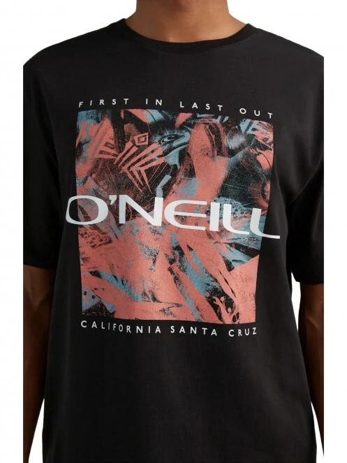 O'Neill Crazy T-Shirt férfi rövid ujjú póló fekete színben 4