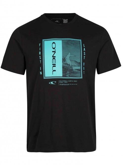 O'Neill Thayer T-Shirt férfi rövid ujjú póló fekete színben 2