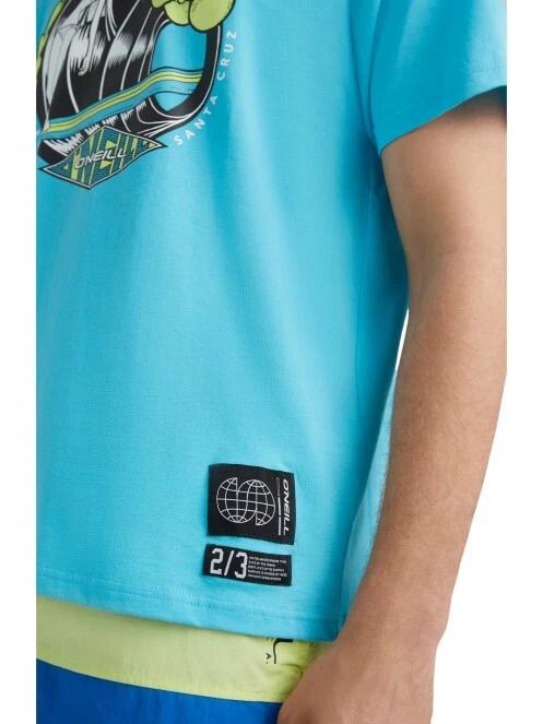 O'Neill Limbo T-Shirt férfi rövid ujjú póló világoskék színben 4
