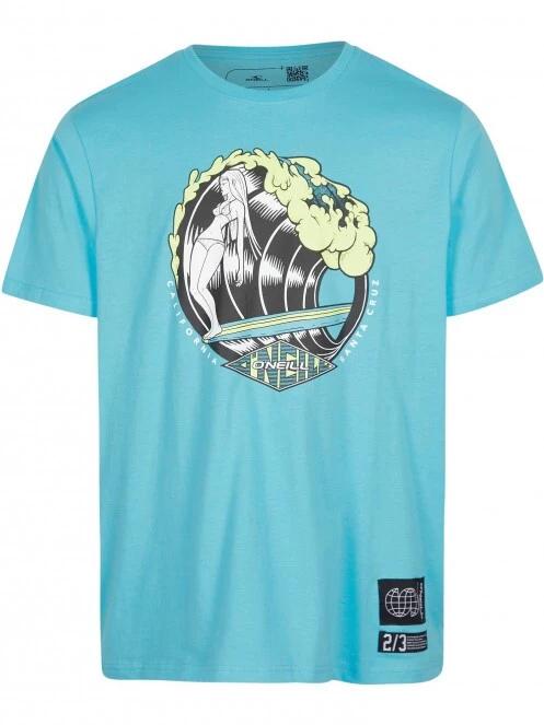 O'Neill Limbo T-Shirt férfi rövid ujjú póló világoskék színben 6