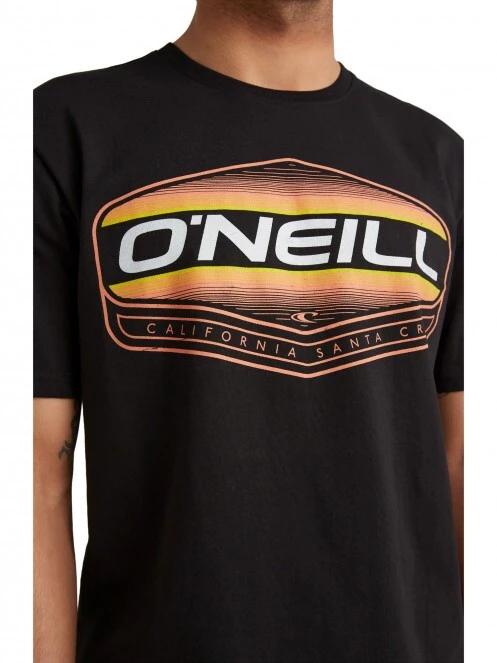 O'Neill Warnell T-Shirt férfi rövid ujjú póló fekete színben 4