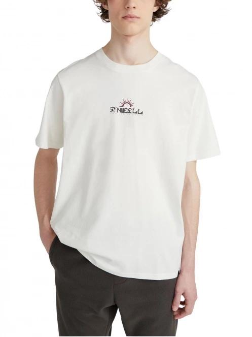O'Neill Aguazul T-Shirt férfi rövid ujjú póló fehér színben 2