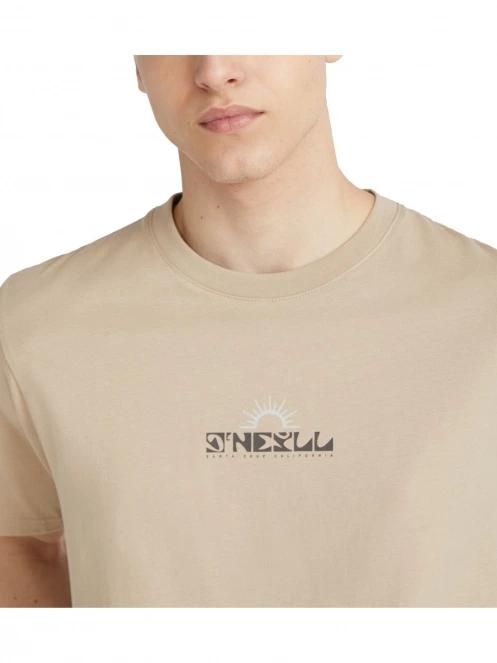 O'Neill Aguazul T-Shirt férfi rövid ujjú póló homok színben 5