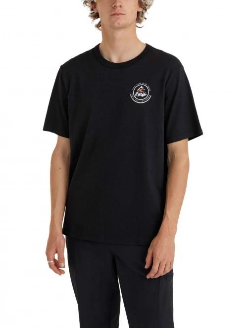 O'Neill Trvlr Back Print T-Shirt férfi rövid ujjú póló fekete színben 2
