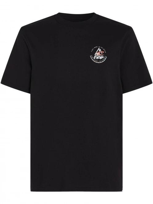 O'Neill Trvlr Back Print T-Shirt férfi rövid ujjú póló fekete színben 6