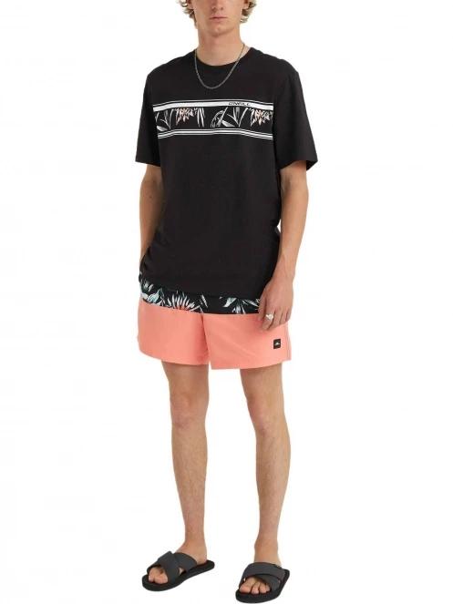 O'Neill Mix & Match Floral Graphic T-Shirt férfi rövid ujjú póló fekete színben 4