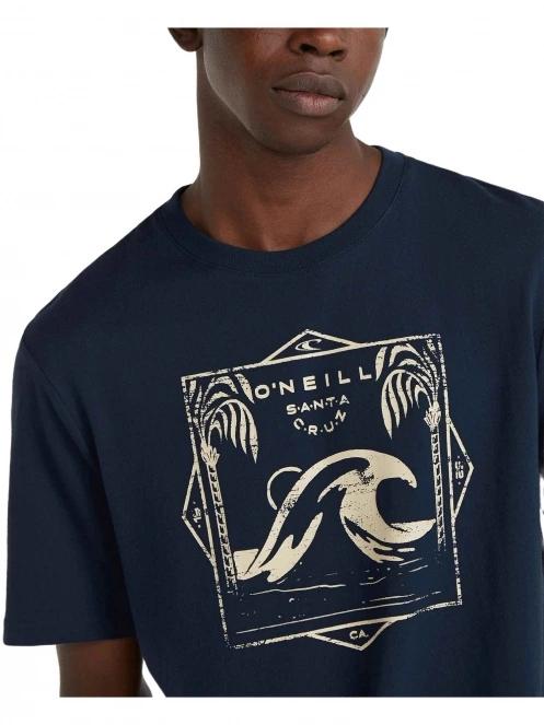 O'Neill Mix & Match Wave T-Shirt férfi rövid ujjú póló sötétkék színben 5