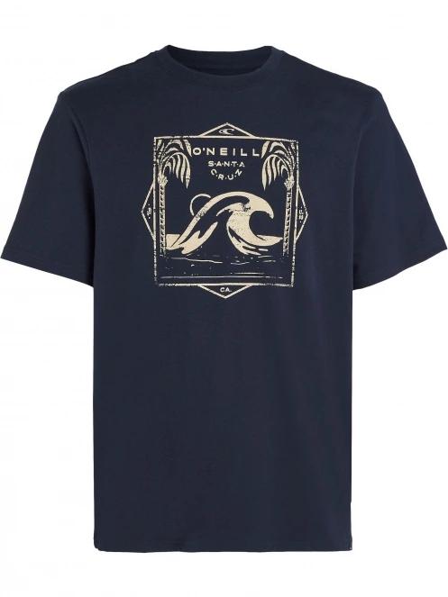 O'Neill Mix & Match Wave T-Shirt férfi rövid ujjú póló sötétkék színben 6