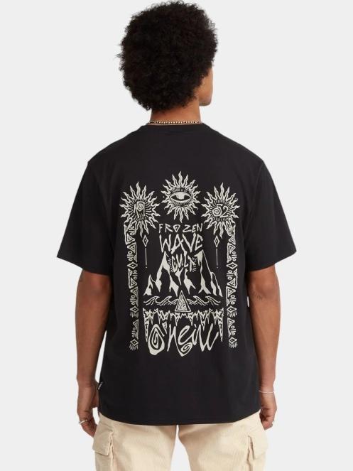 O'Neill Surf Heroes Graphic T-Shirt férfi rövid ujjú póló fekete színben 3