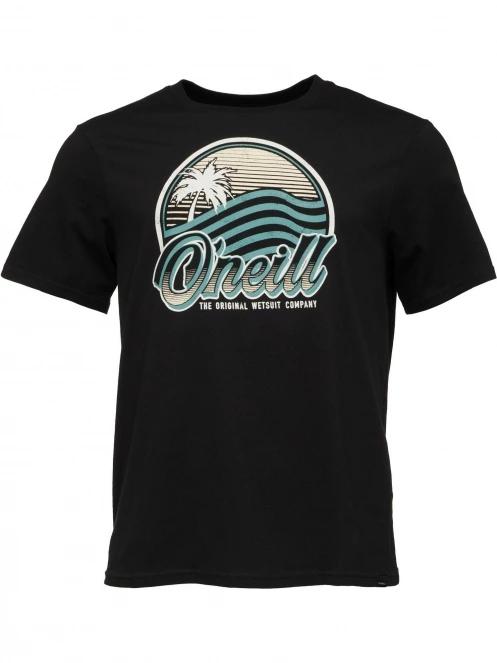 O'Neill Wave T-shirt férfi rövid ujjú póló fekete színben 2