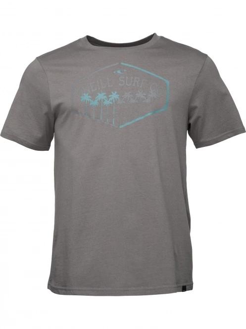 O'Neill Palm T-shirt férfi rövid ujjú póló szürke színben 2