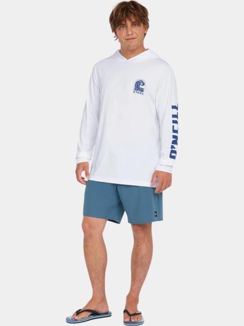 O'Neill O'Neill Upf Hoodie férfi kapucnis pulóver fehér színben 5