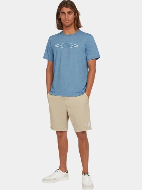O'Neill O'Riginals Hybrid Polygiene Graphic T-Shirt férfi rövid ujjú póló kék színben 4