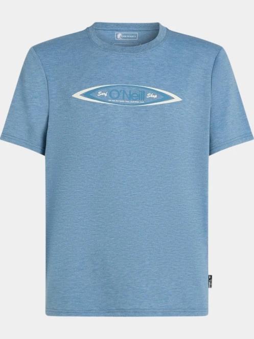 O'Neill O'Riginals Hybrid Polygiene Graphic T-Shirt férfi rövid ujjú póló kék színben 6