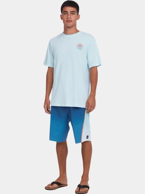 O'Neill Global T-Shirt férfi rövid ujjú póló világoskék színben 4