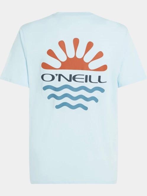 O'Neill Global T-Shirt férfi rövid ujjú póló világoskék színben 7