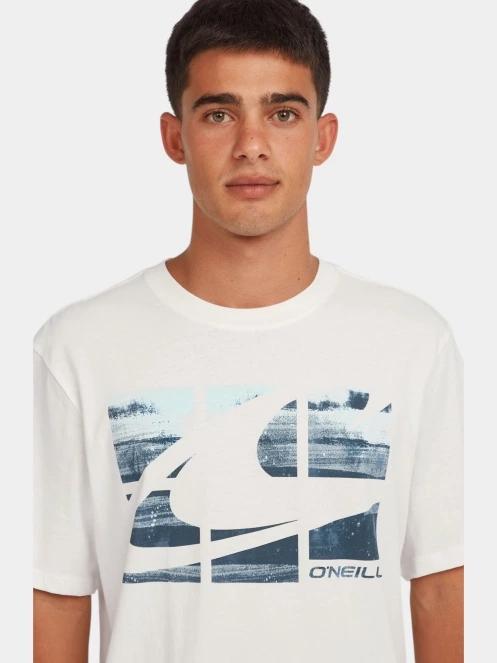 O'Neill O'Neill Gradient T-Shirt férfi rövid ujjú póló fehér színben 5
