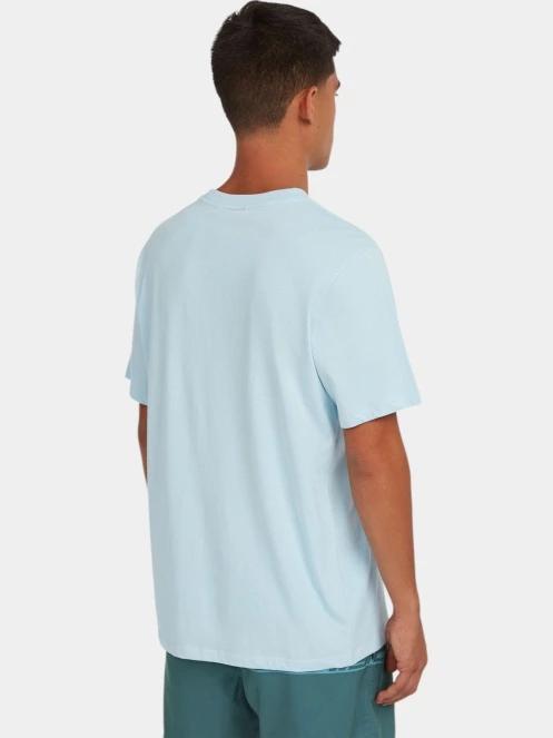 O'Neill O'Neill Front Print T-Shirt férfi rövid ujjú póló világoskék színben 4