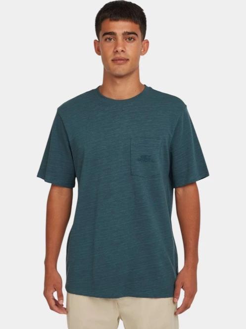 O'Neill O'Neill Chest Pocket T-Shirt férfi rövid ujjú póló zöld színben 2