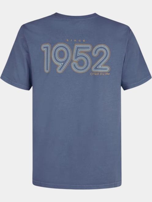 O'Neill O'riginals Retro Back Print T-Shirt férfi rövid ujjú póló kék színben 7
