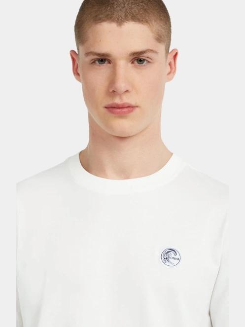 O'Neill O'riginals Badge T-Shirt férfi rövid ujjú póló fehér színben 5