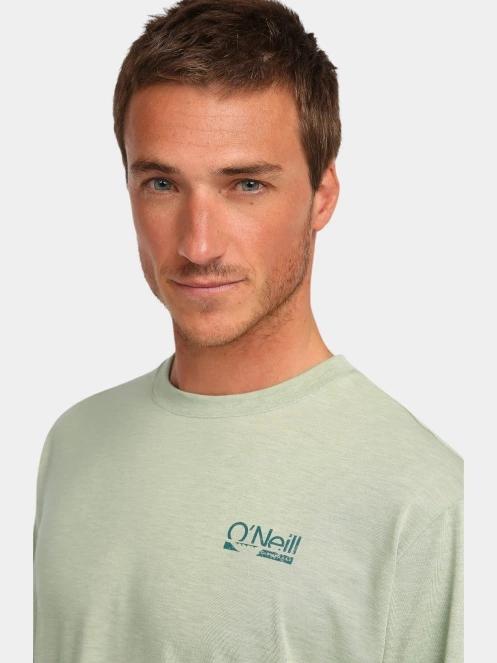 O'Neill O'Neill Hybrid Polygiene L/Slv T-Shirt férfi hosszú ujjú sport póló világoszöld színben 6