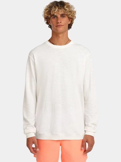 O'Neill O'Neill Slub L/Slv T-Shirt férfi hosszú ujjú póló fehér színben 2