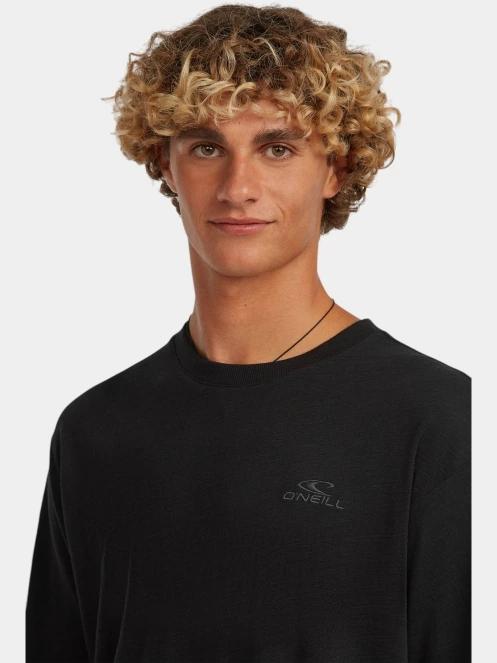 O'Neill O'Neill Slub L/Slv T-Shirt férfi hosszú ujjú póló fekete színben 6