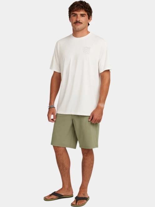 O'Neill O'Neill Hybrid Upf Polygiene Back Print T-Shirt férfi rövid ujjú sport póló fehér színben 4