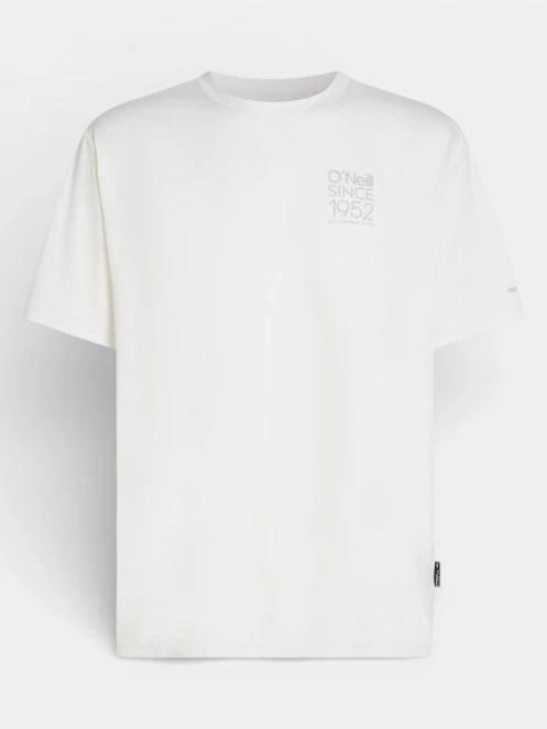 O'Neill O'Neill Hybrid Upf Polygiene Back Print T-Shirt férfi rövid ujjú sport póló fehér színben 6