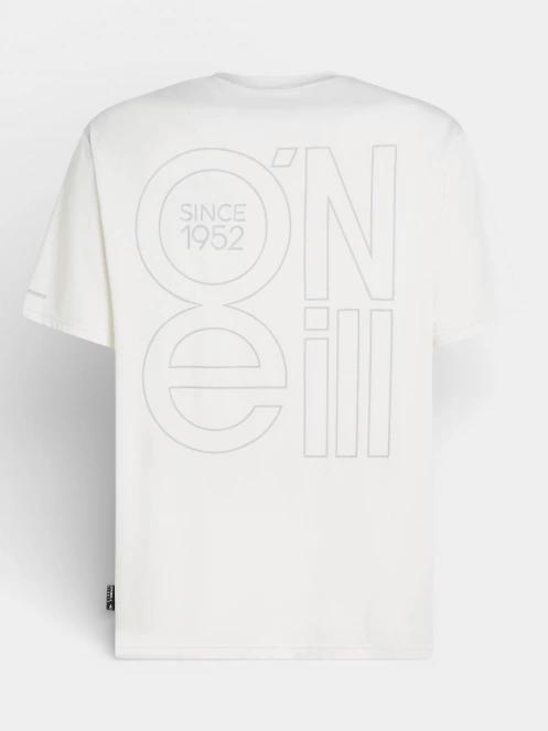 O'Neill O'Neill Hybrid Upf Polygiene Back Print T-Shirt férfi rövid ujjú sport póló fehér színben 7