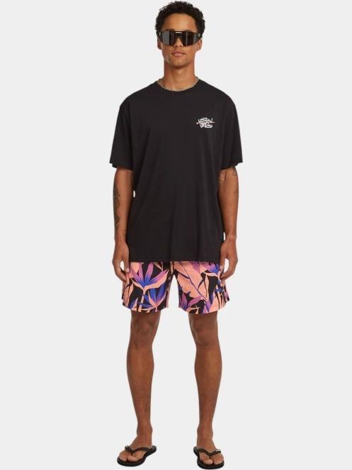 O'Neill O'Neill Retro Back Print T-Shirt férfi rövid ujjú póló fekete színben 4