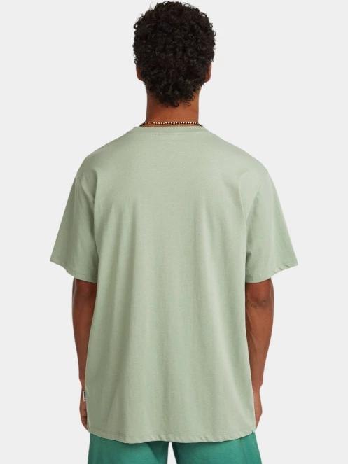 O'Neill O'Neill Melange Front Print T-Shirt férfi rövid ujjú póló világoszöld színben 3