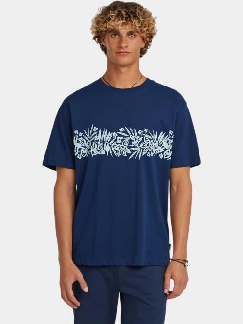 O'Neill O'Neill Uni Flower T-Shirt férfi rövid ujjú póló sötétkék színben 2