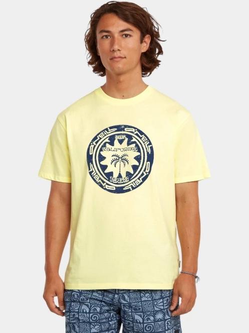 O'Neill O'Neill Musthave Graphic T-Shirt férfi rövid ujjú póló sárga színben 2