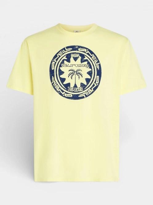 O'Neill O'Neill Musthave Graphic T-Shirt férfi rövid ujjú póló sárga színben 6