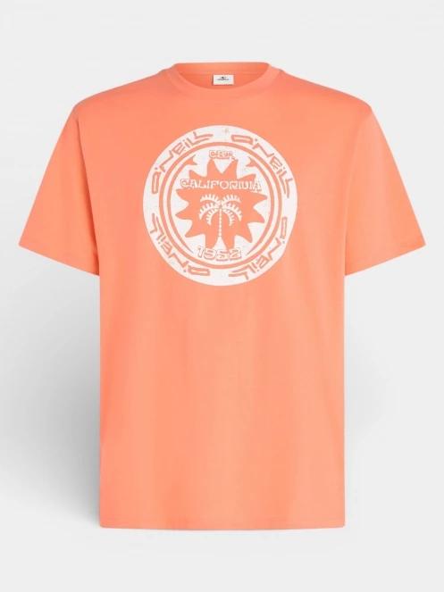 O'Neill O'Neill Musthave Graphic T-Shirt férfi rövid ujjú póló narancssárga színben 6