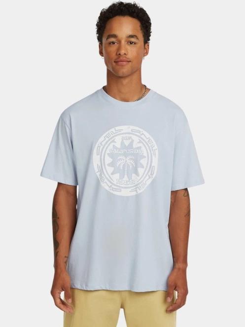 O'Neill O'Neill Musthave Graphic T-Shirt férfi rövid ujjú póló világoskék színben 2
