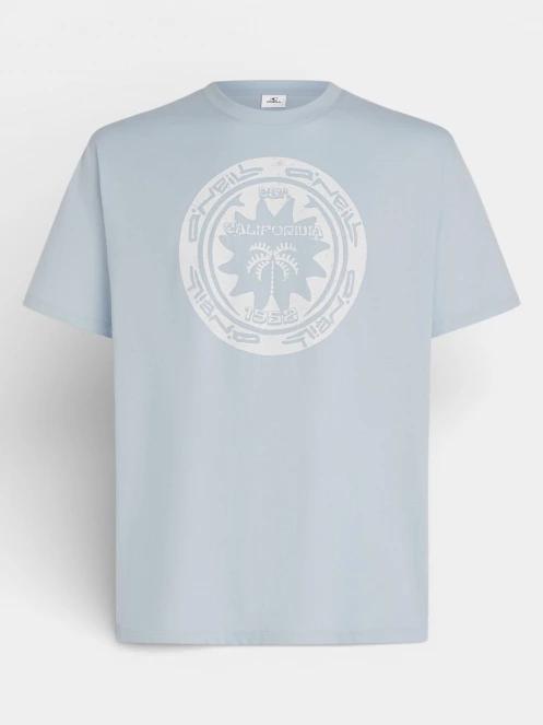 O'Neill O'Neill Musthave Graphic T-Shirt férfi rövid ujjú póló világoskék színben 6
