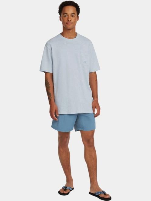 O'Neill O'Neill Slub Chest Pocket T-Shirt férfi rövid ujjú póló világoskék színben 3