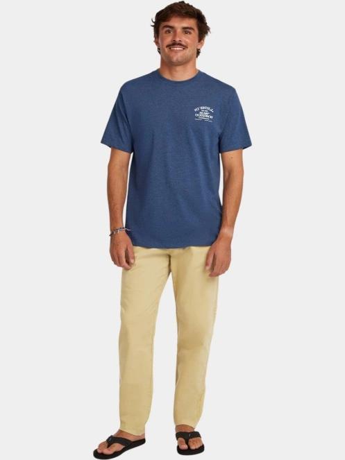 O'Neill O'Neill Melange Chest Print T-Shirt férfi rövid ujjú póló sötétkék színben 4