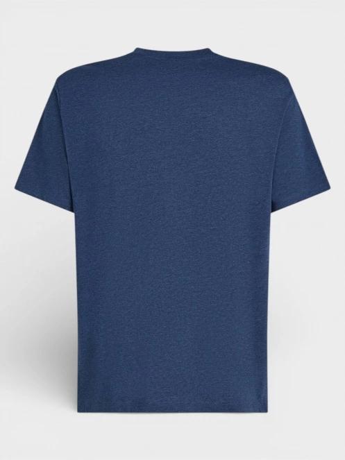 O'Neill O'Neill Melange Chest Print T-Shirt férfi rövid ujjú póló sötétkék színben 7