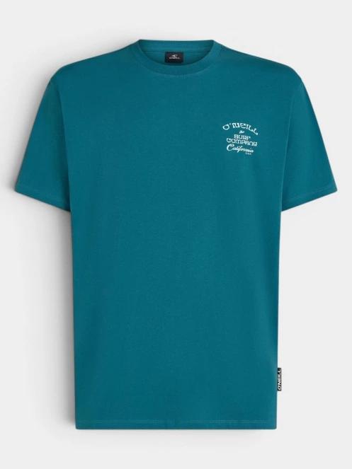 O'Neill O'Neill Beach Chest Print T-Shirt férfi rövid ujjú póló zöld színben 2