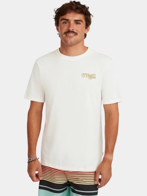 O'Neill O'Neill Graphic Logo T-Shirt férfi rövid ujjú póló fehér színben 2
