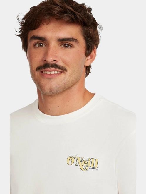 O'Neill O'Neill Graphic Logo T-Shirt férfi rövid ujjú póló fehér színben 5