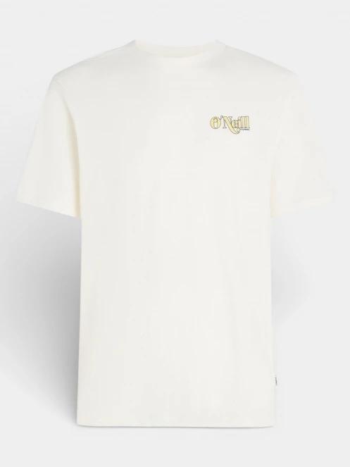 O'Neill O'Neill Graphic Logo T-Shirt férfi rövid ujjú póló fehér színben 6