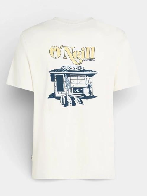 O'Neill O'Neill Graphic Logo T-Shirt férfi rövid ujjú póló fehér színben 7
