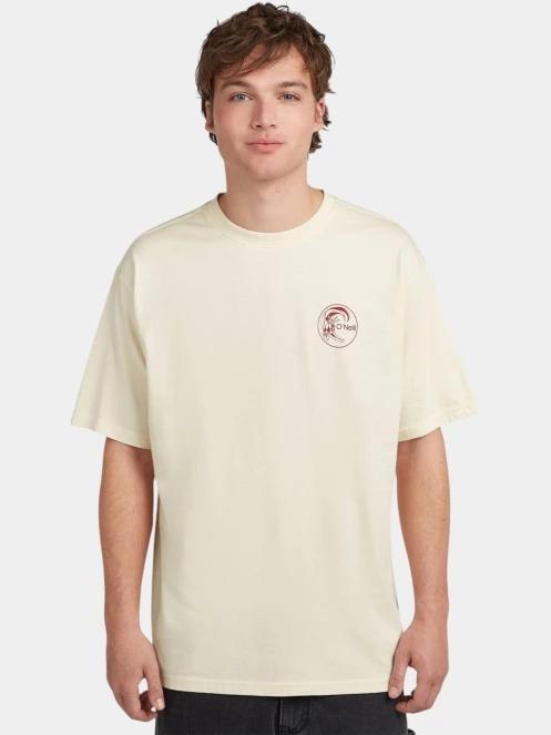 O'Neill O'Riginals Retro Back Print T-Shirt férfi rövid ujjú póló fehér színben 2