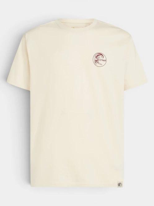 O'Neill O'Riginals Retro Back Print T-Shirt férfi rövid ujjú póló fehér színben 6
